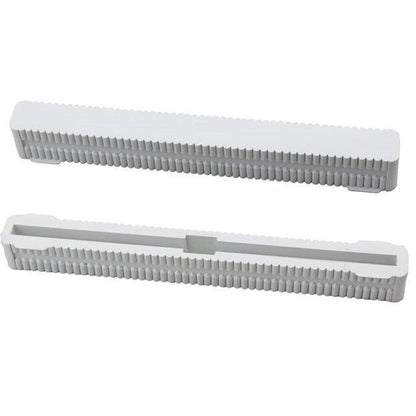 DORSAL Surfboard Fin Box Set for Longboard SUP Center Fin Box [Black - White]