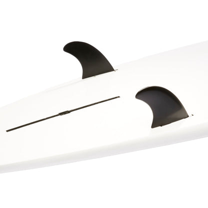 DORSAL Surfboard Fin Box Set for Longboard SUP Center Fin Box [Black - White]